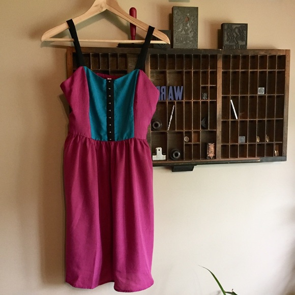 Cute Pink and Blue Xhilaration Dress
