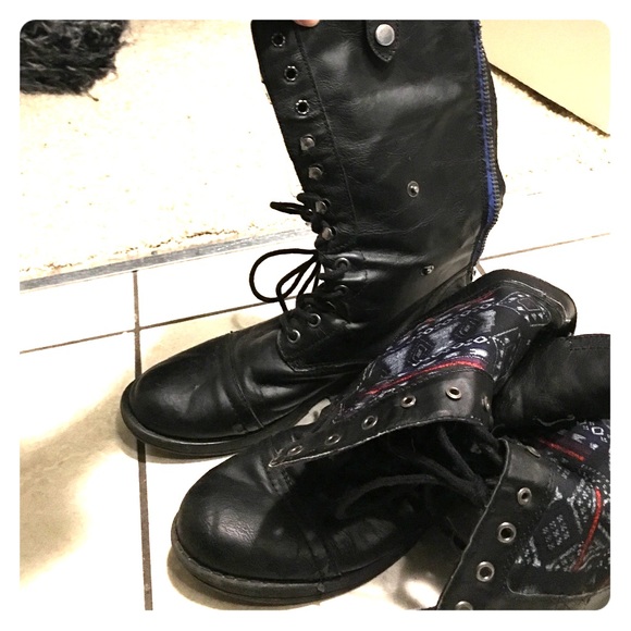 DSW combat boots