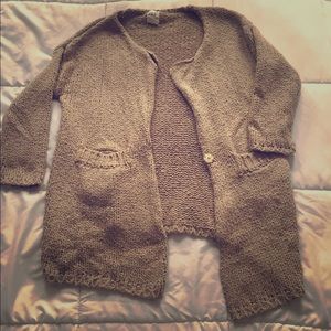 Oversized thick knit sweater