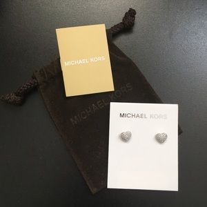 Michael Kors heart earrings