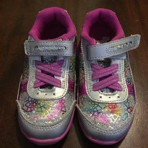 Stride rite pink and silver