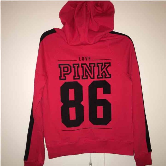 VS Pink Ultimate Cowl Neck Pullover Hoodie