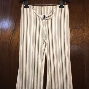 Striped Belled Pants