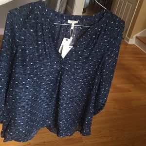 NWT Joie Addie B silk blouse M