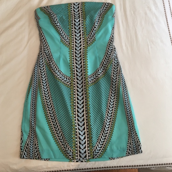 Mara Hoffman strapless mink dress