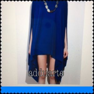 1/2 Batwing Sleeve Asymmetric Loose Top/Dress
