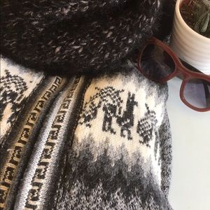 Cozy Peruvian zip sweater