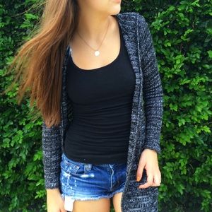 Long Hooded Cardigan