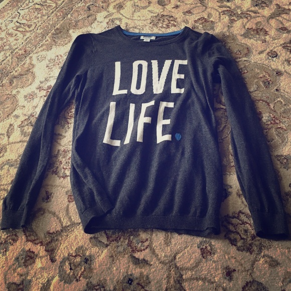 "Love Life" sweater