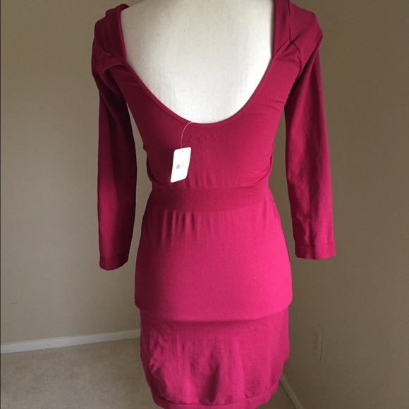 *Donated* Free People sexy red body con dress M/L - Picture 4 of 4