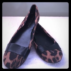 Christian Sirano leopard ballet flats
