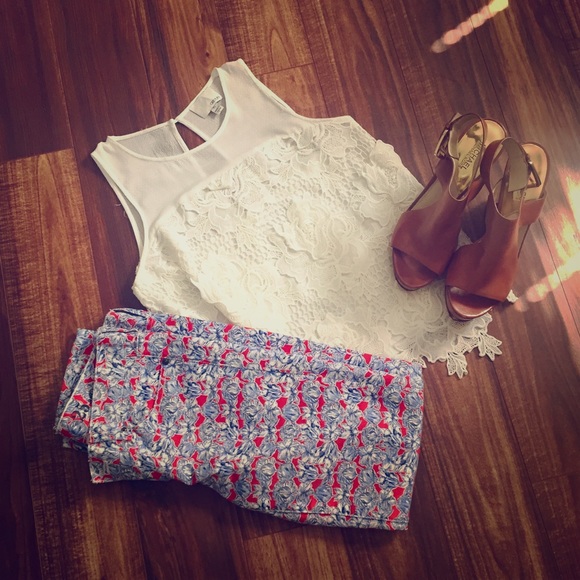 J. Crew Toothpick Printed Jeans