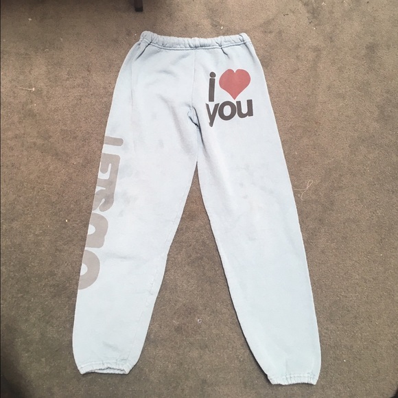 free city light blue sweatpants