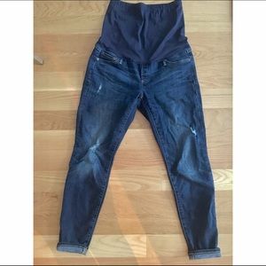 1969 Maternity Full Panel Jeans in Dark Indigo