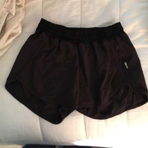 Lulu lemon black running shorts