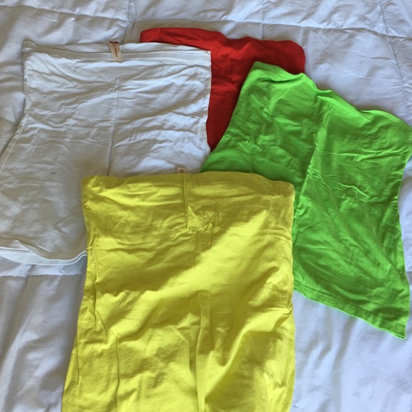 4 strapless tanks bundle