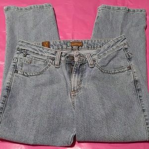 Aura capris light denim