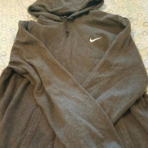 Thick gray hoodie