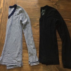 Gap Bowery super soft v-neck t shirts.