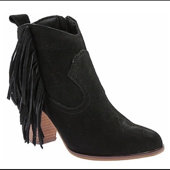 Steve Madden Ohio Fringe Ankle Bootie