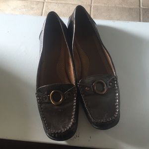Brown loafers
