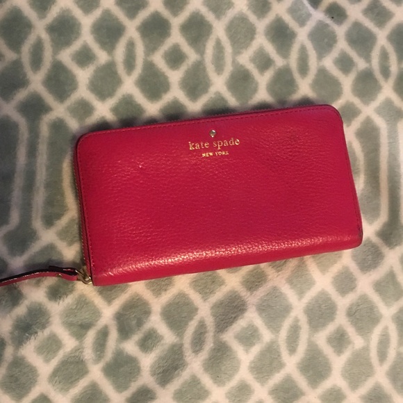 Pink Kate Spade Wallet