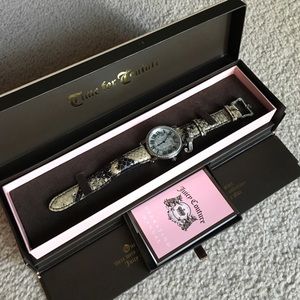 Brand new juicy couture snake skin watch