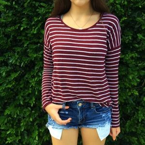 Long Sleeve Elbow Padded Top