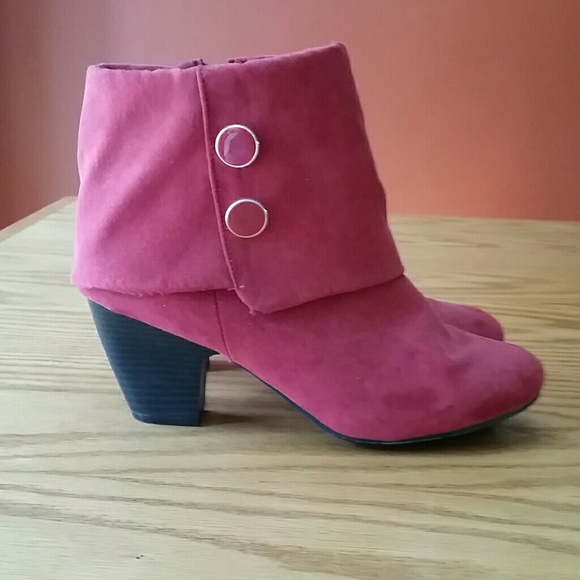 Covington Red Ankle Booties