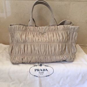 PRADA Nappa Gaufre Tote