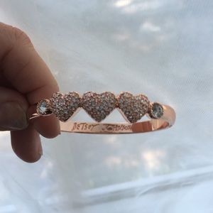 Betsey Johnson rose gold bracelet