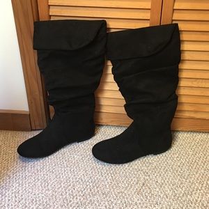 Payless store flat boots