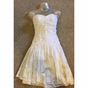 Sisley White Dress Size XS Like New