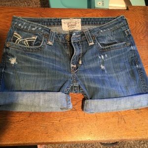 Cuffed Big Star jean Shorts