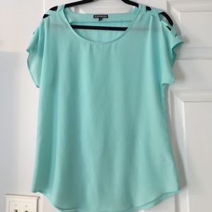Sheet turquoise shirt