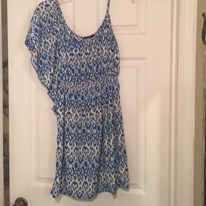 Blue printed M dress