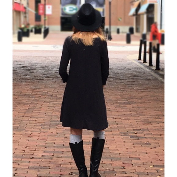 Essential Black Swing Dress - Picture 2 of 3