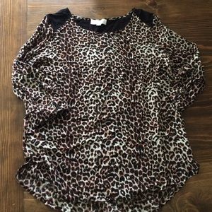 Cheetah blouse