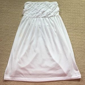 White Bathing Suit Coverup