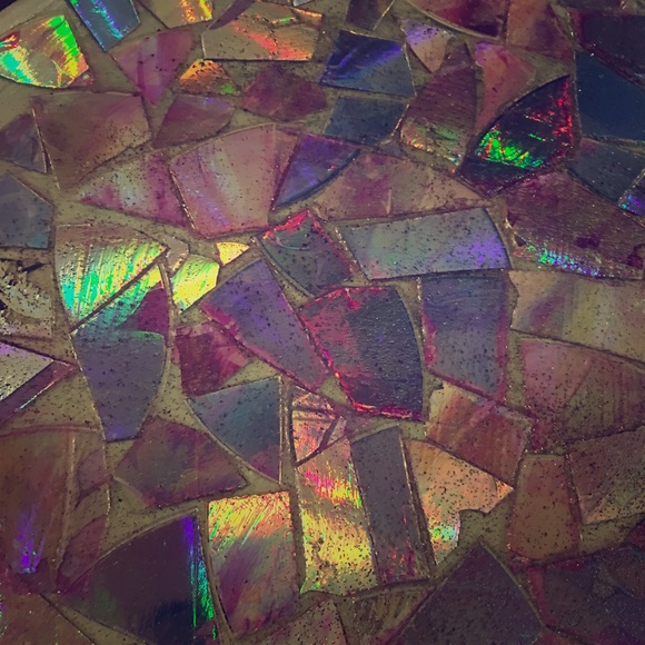 Mosaic serving piece and art