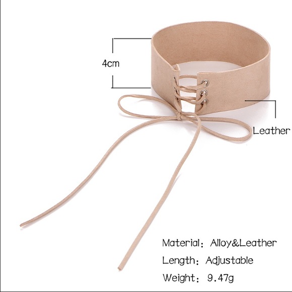 SALE! 🍾 FALL HOST PICK 🎀 Sexy Lace Up Choker - Picture 3 of 4