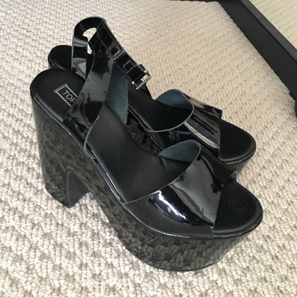 TOPSHOP PLATFORM HEELS