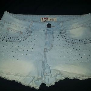 ? SIZE 5 SEQUINED HIGH WAISTED SHORTS ?