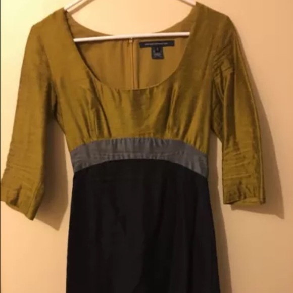 French Connection color block A-line mini