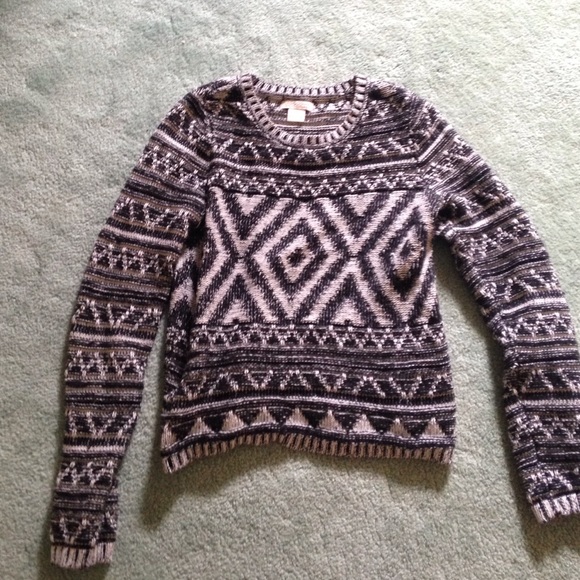 Lucky Brand Sweater Black and White