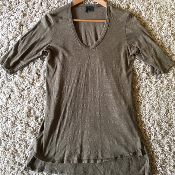 Anthropologie dimanche left of center tunic tee
