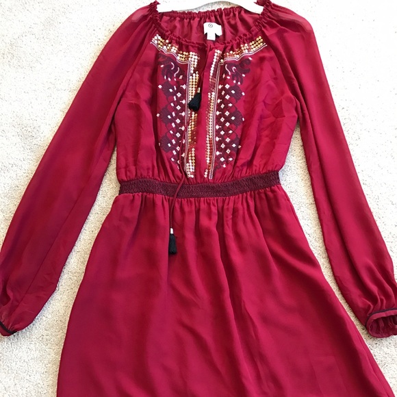 Altuzarra Burgandy Dress