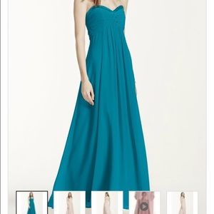 Oasis strapless dress
