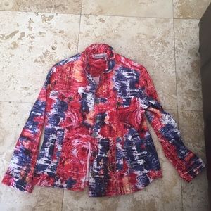 Button up collared jacket