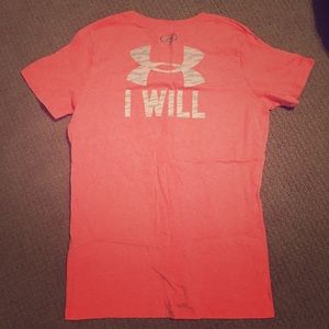 Under Armour zebra logo shirt